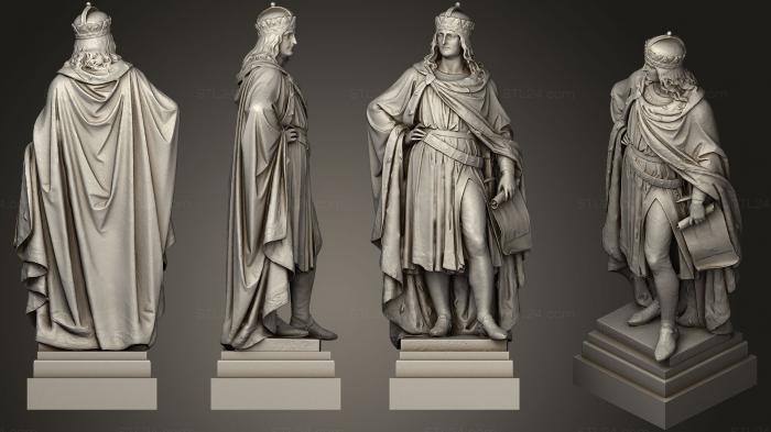 Статуи античные и исторические (Статуя 104, STKA_1555) 3D модель для ЧПУ станка